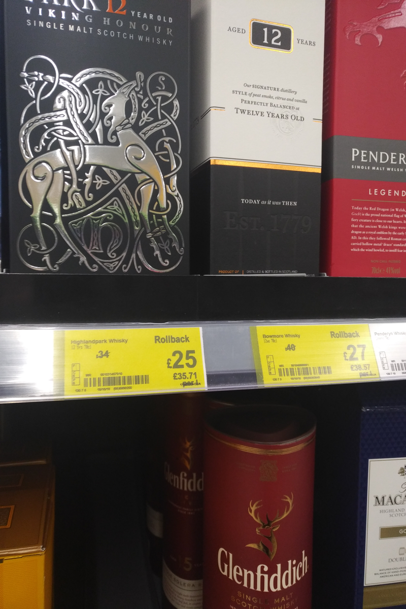 Illustration for article titled Any U.K. OPPOs, price reduced Scotch Whiskies.